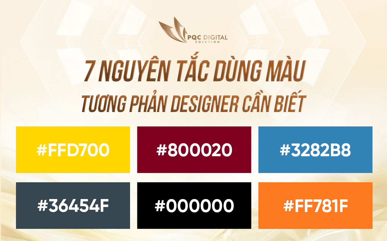 7 Nguyên Tắc Dùng Màu Tương Phản Designer Cần Biết